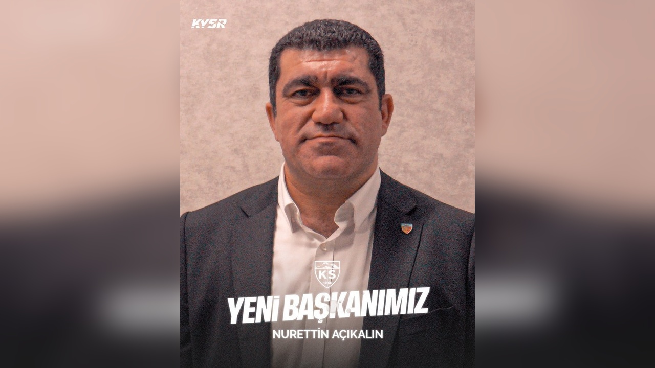 Nurettin Açıkalın, Kayserispor'un Yeni Başkanı Seçildi