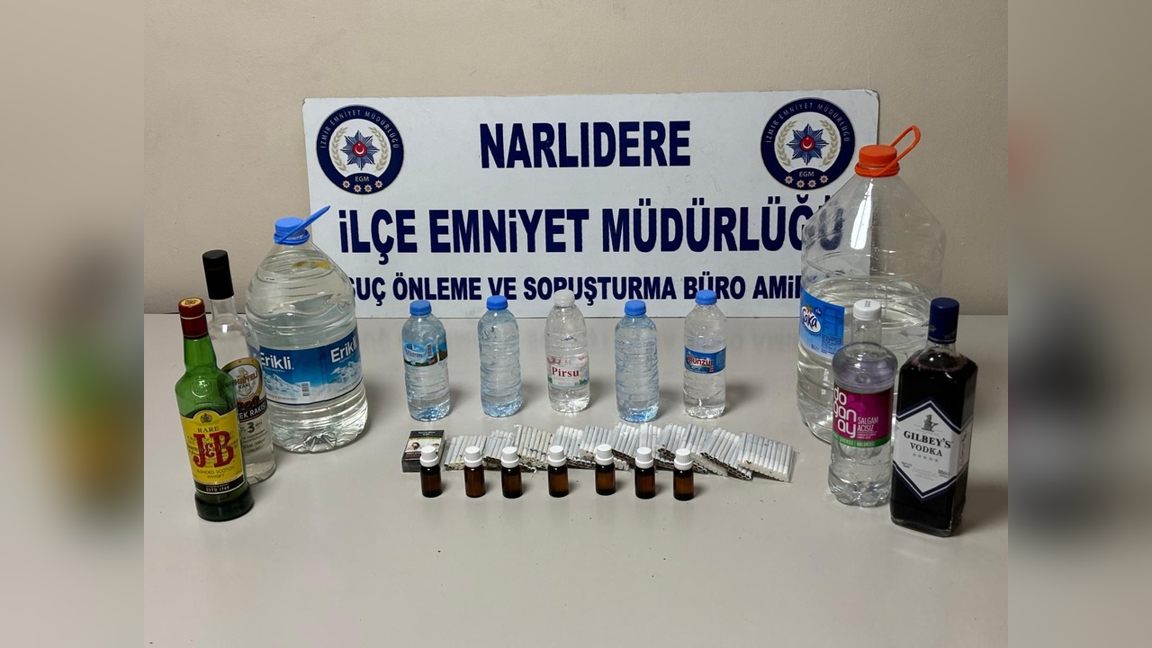 İzmir'de Sahte İçki Çetesi Çökertildi