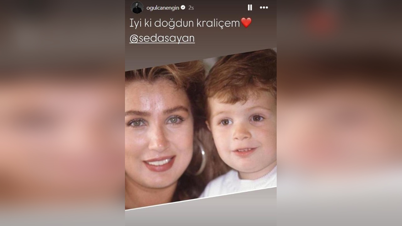 Seda Sayan, Oğulcan Engin'in Doğum Gününü Eski Fotoğrafla Kutladı