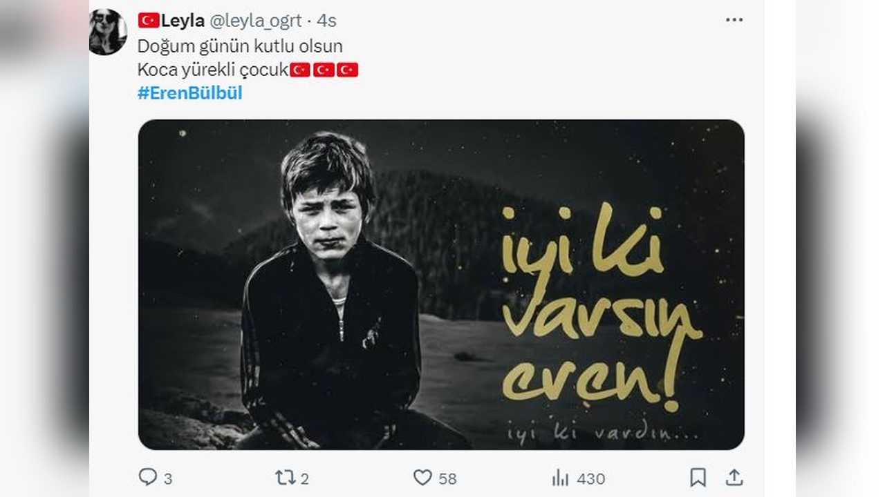 Eren Bülbül'ün Doğum Günü Anma Töreni Gerçekleştirildi