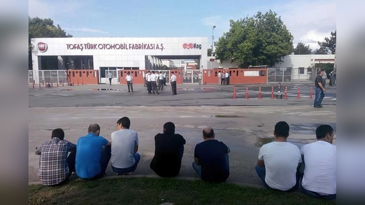 Tofaş Fabrikasında Üretim Durduruldu