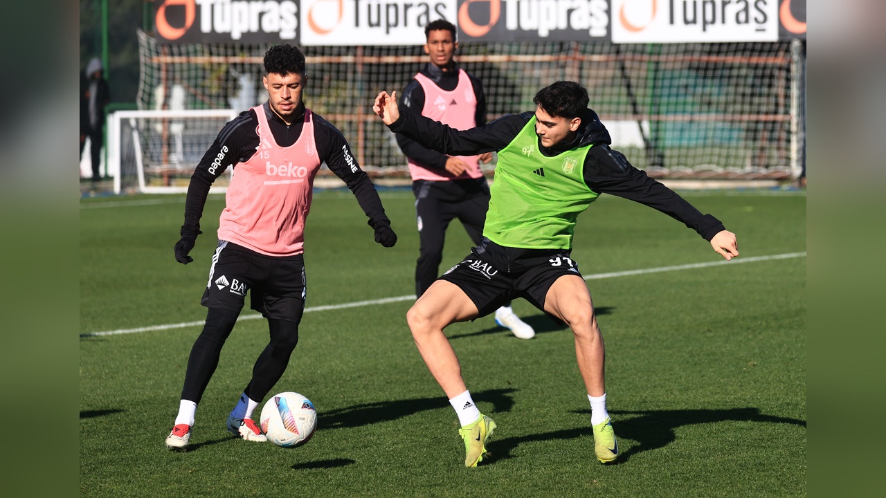 Beşiktaş, Rizespor karşılaşması için son hazırlıklarını gerçekleştirdi