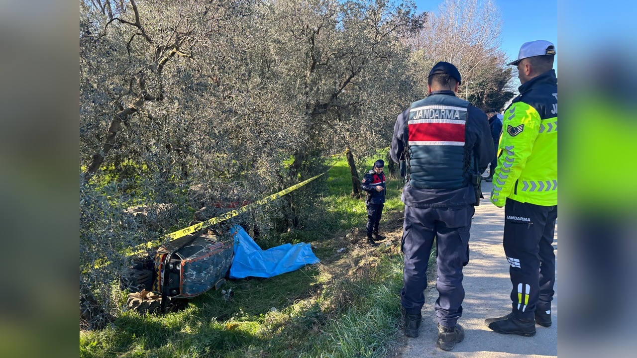 Traktör Kazasında Sürücü Hayatını Kaybetti