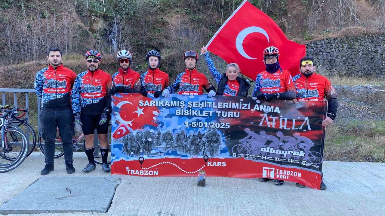 Sarıkamış Şehitleri Anısına Bisiklet Turu Düzenlendi