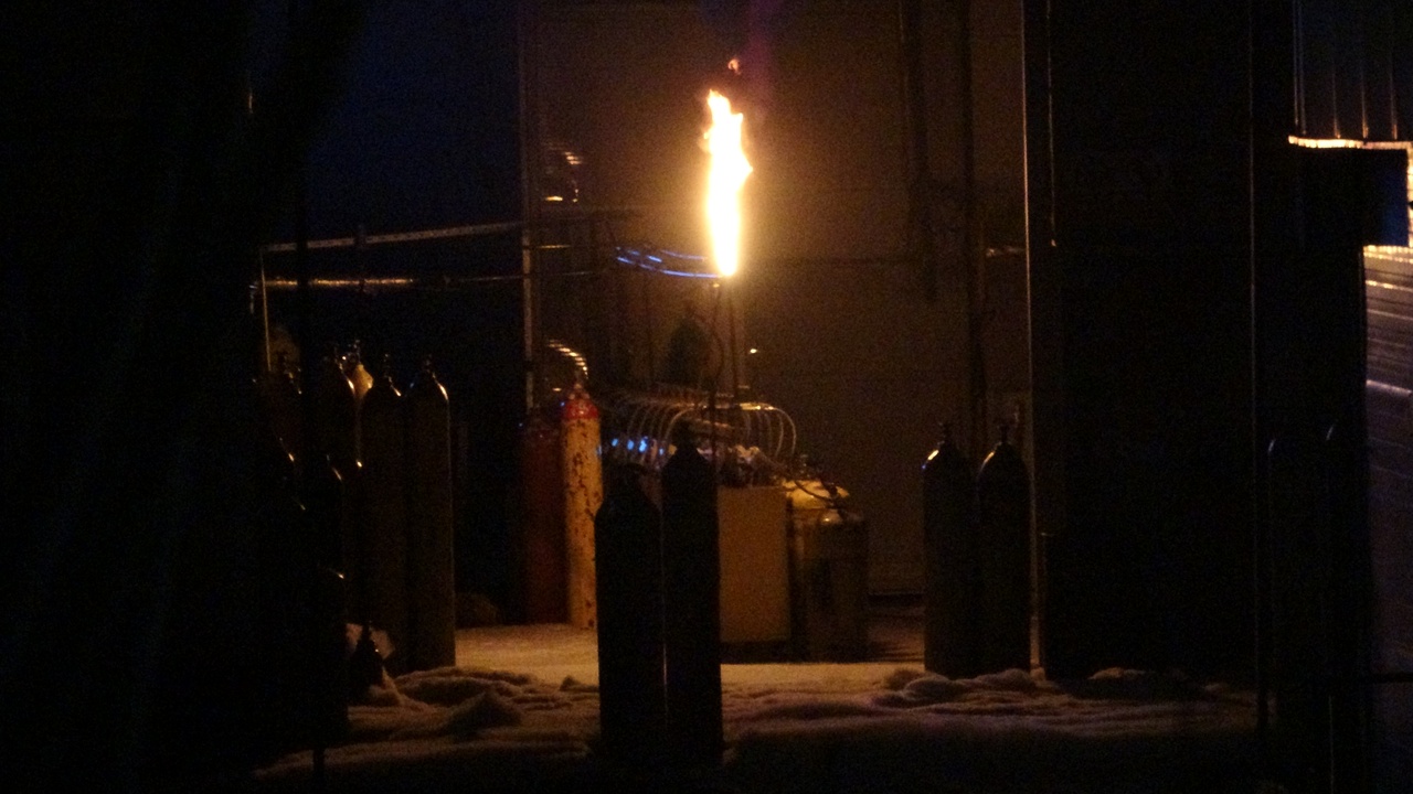 Kocaeli Gaz Dolum Tesisinde Yangın Çıktı