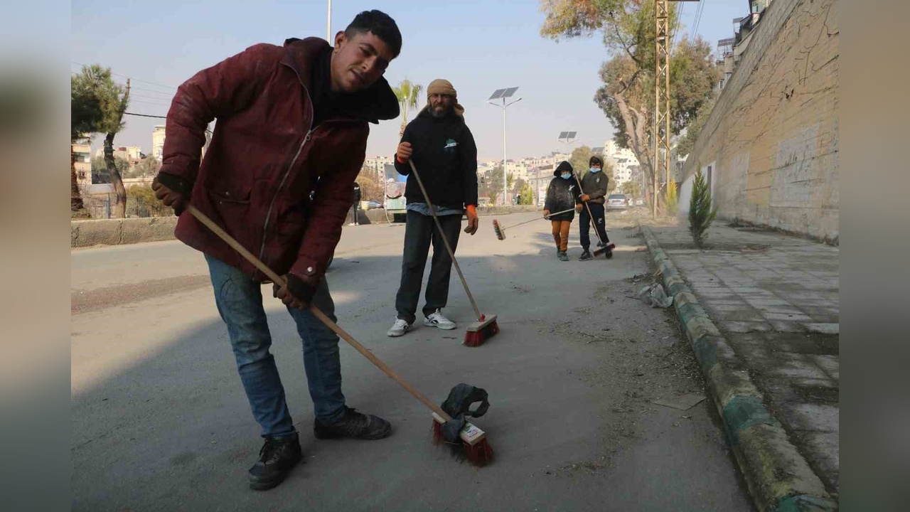 Şam'da Gönüllü Temizlik Seferberliği Başlatıldı