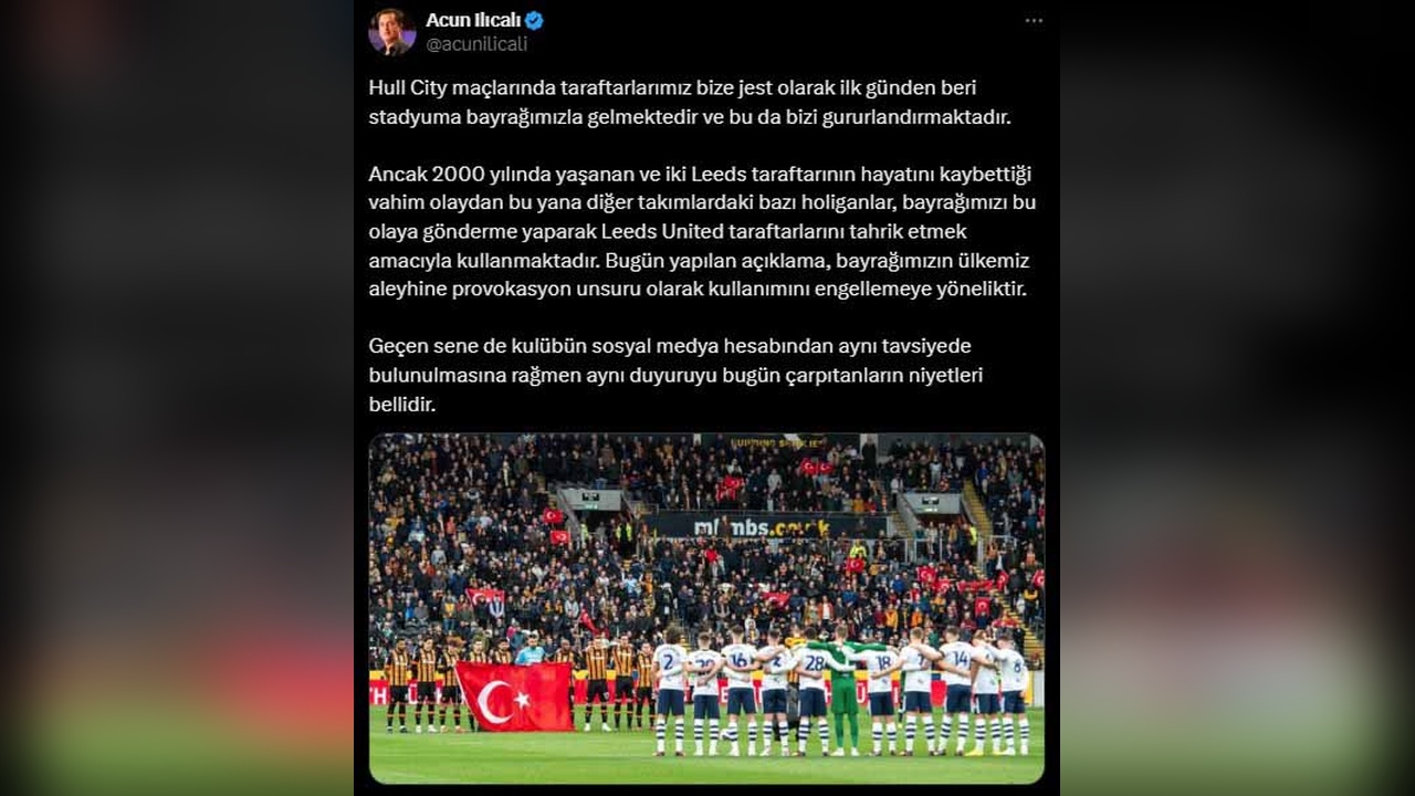 Acun Ilıcalı, Hull City Paylaşımına Yanıt Verdi
