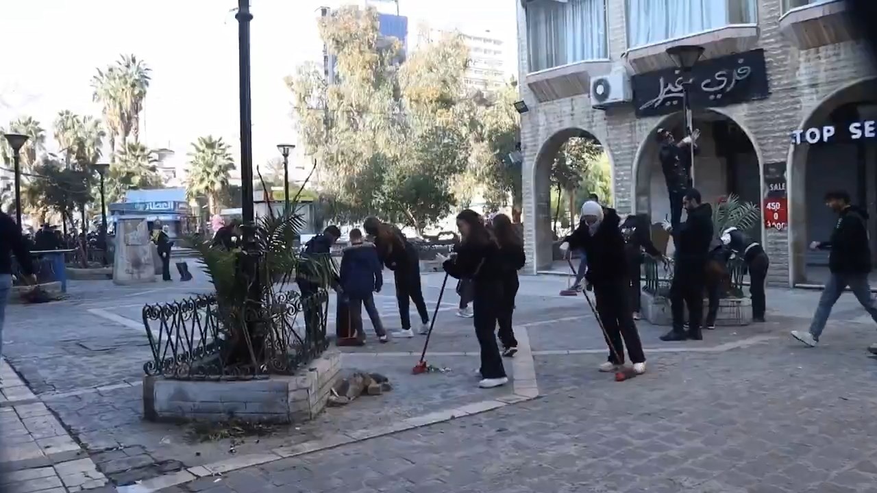 Şam'da Gönüllü Temizlik Hareketi