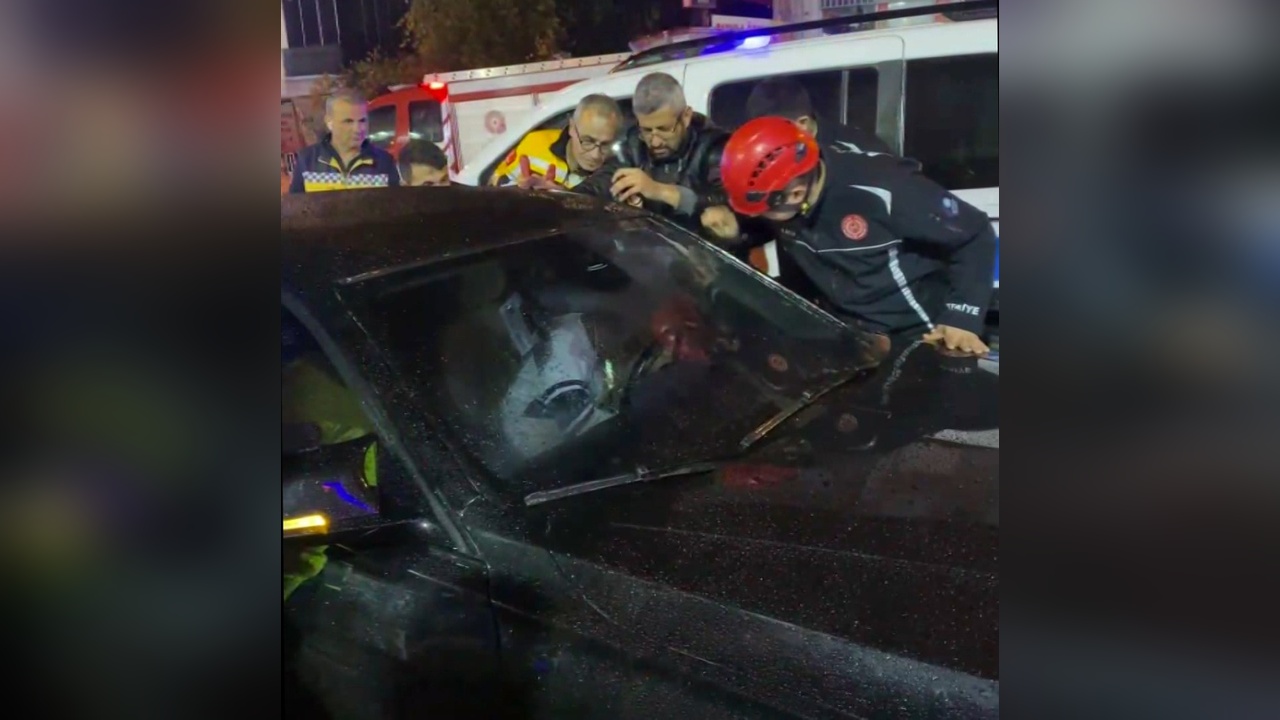 Hareketsiz Yatan Sürücü İçin Ekipler Harekete Geçti
