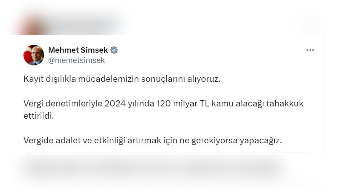 Vergi Denetimleri ile Kamu Alacakları 120 Milyar TL'ye Ulaştı
