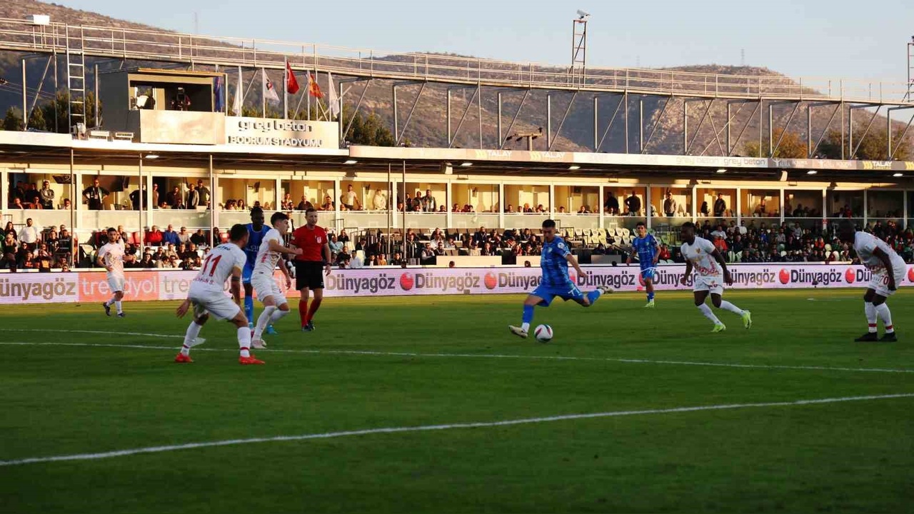 Bodrum FK ve Kayserispor Beraberlikte Kaldı