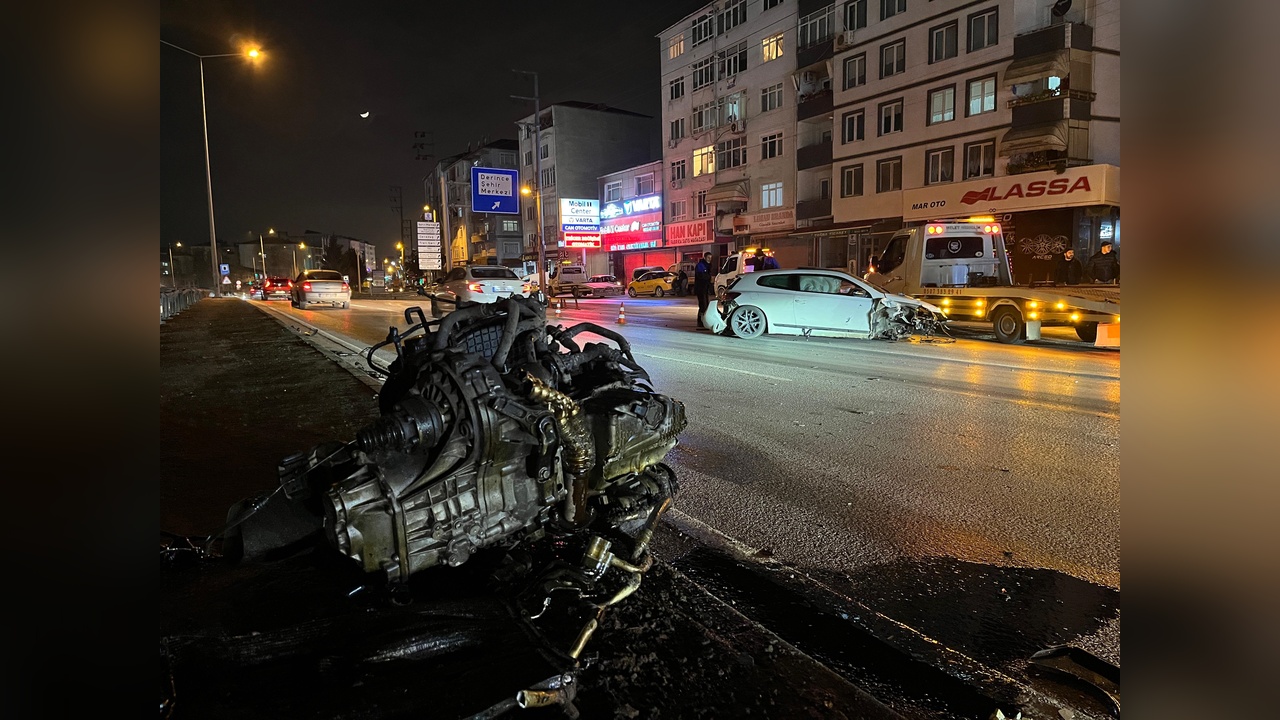 Alkollü Sürücünün Yol Açtığı Kazada İki Kişi Yaralandı