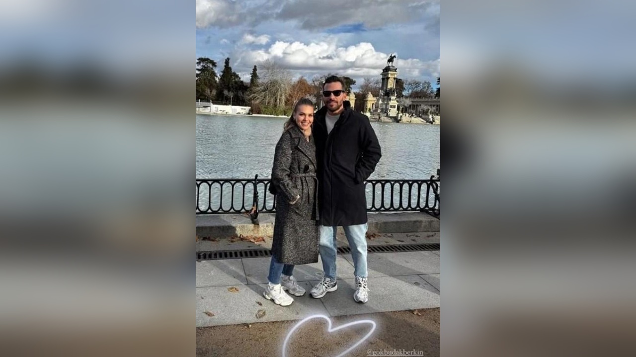 Aslı Enver ve Berkin Gökbudak Madrid'de Romantik Anlar Yaşadı