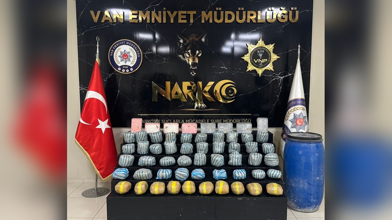 Van'da Uyuşturucu Operasyonu: 36 Kilo Ele Geçirildi