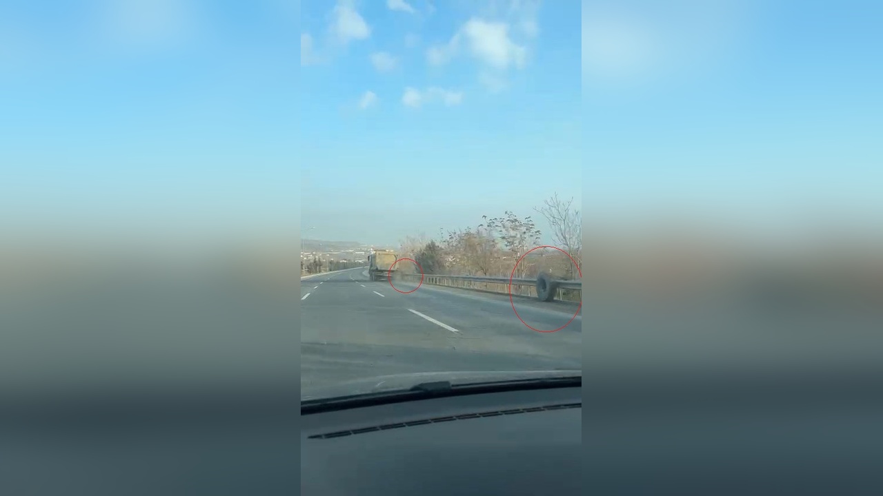 Tekerlek Kazası Anbean Kaydedildi
