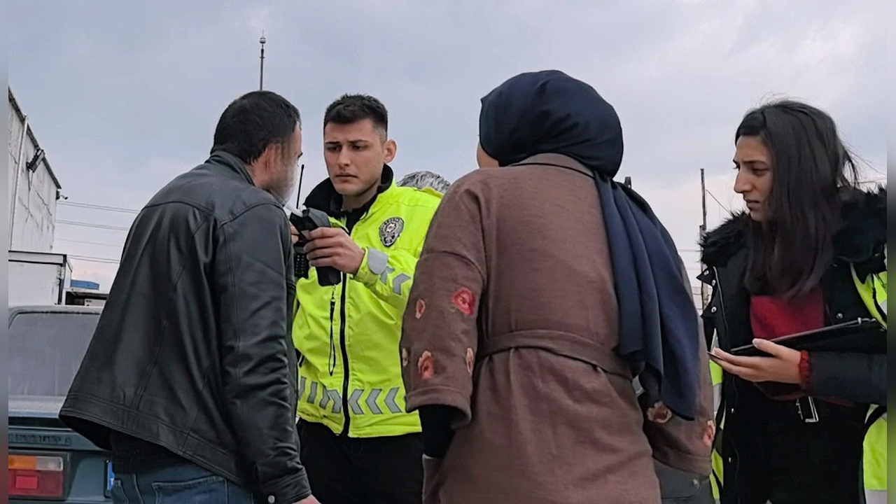 Alkollü Sürücü, Polisle Zorlu Bir Takip Yaşattı