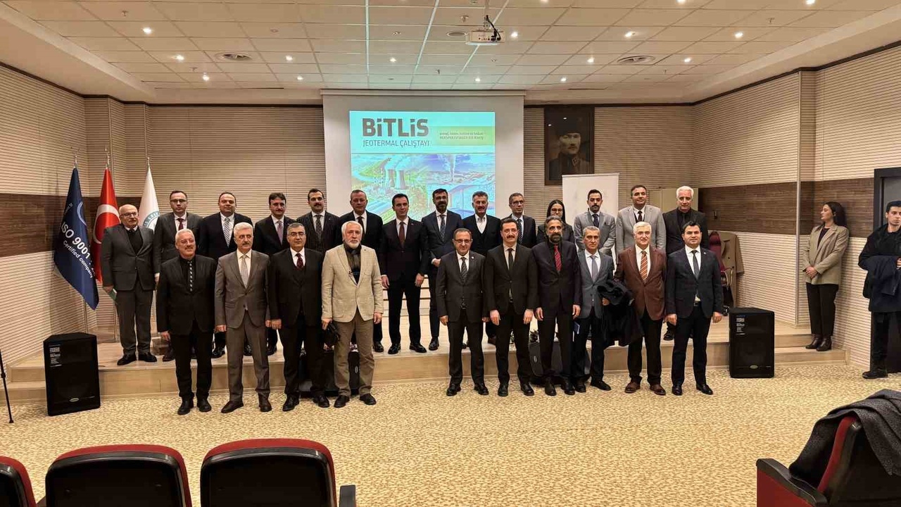 Bitlis'te Jeotermal Enerji Üzerine Çalıştay Gerçekleştirildi