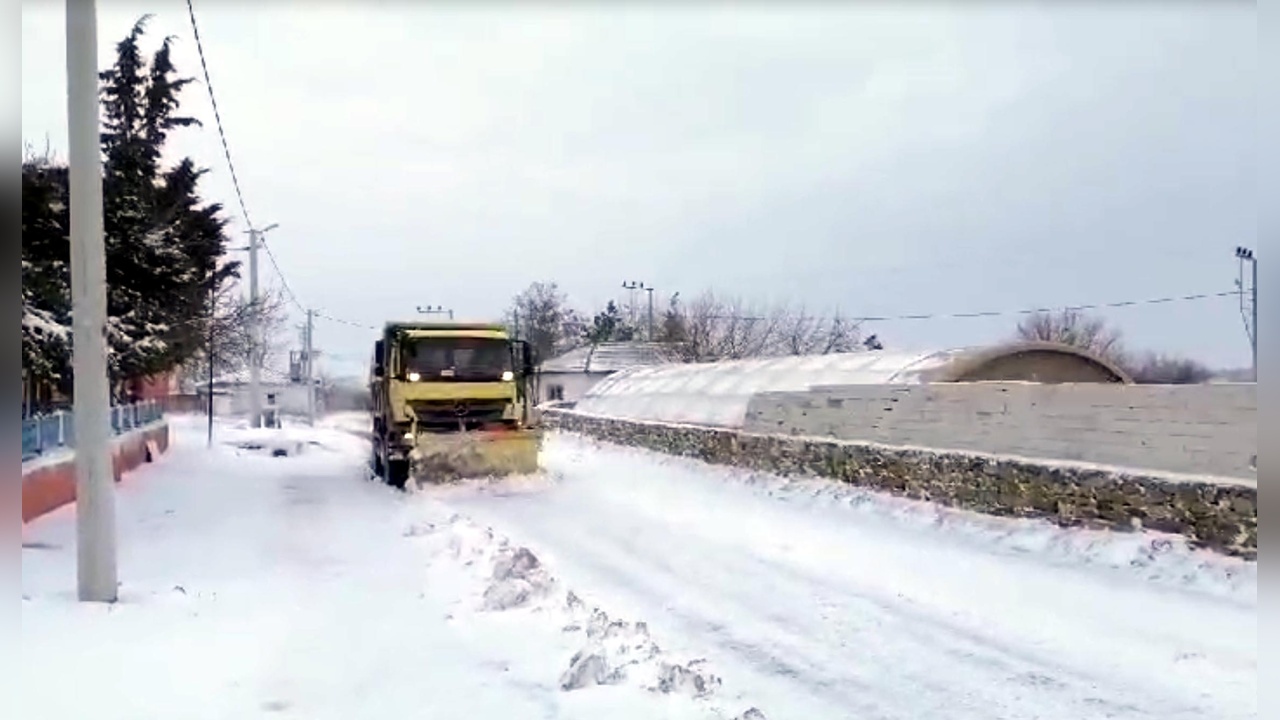 Edirne ve Kırklareli Yüksek Kesimlerine Kar Yağdı