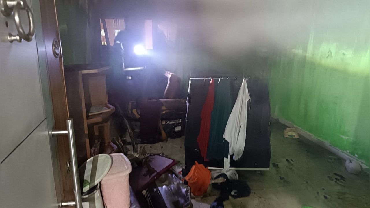 Kiralık Evde Yangın: Kadın Kaçtı