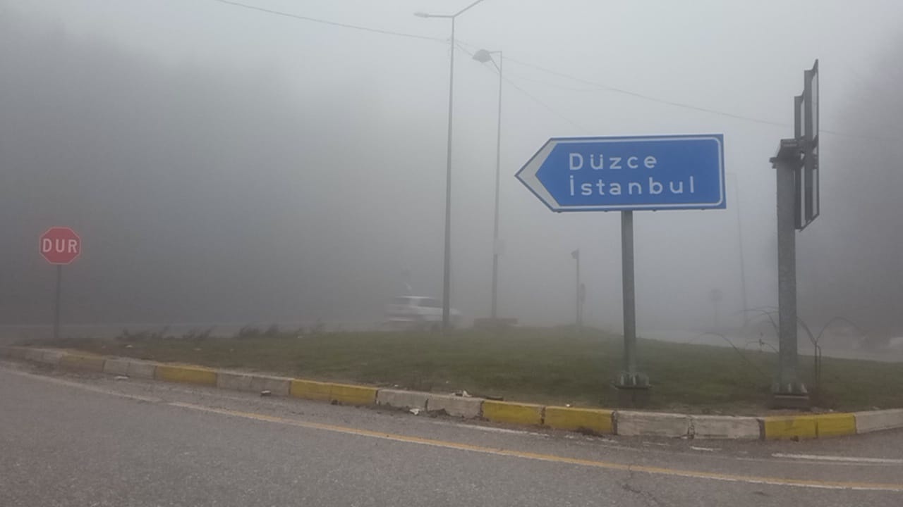 Bolu Dağı'nda Sis Etkili Oluyor