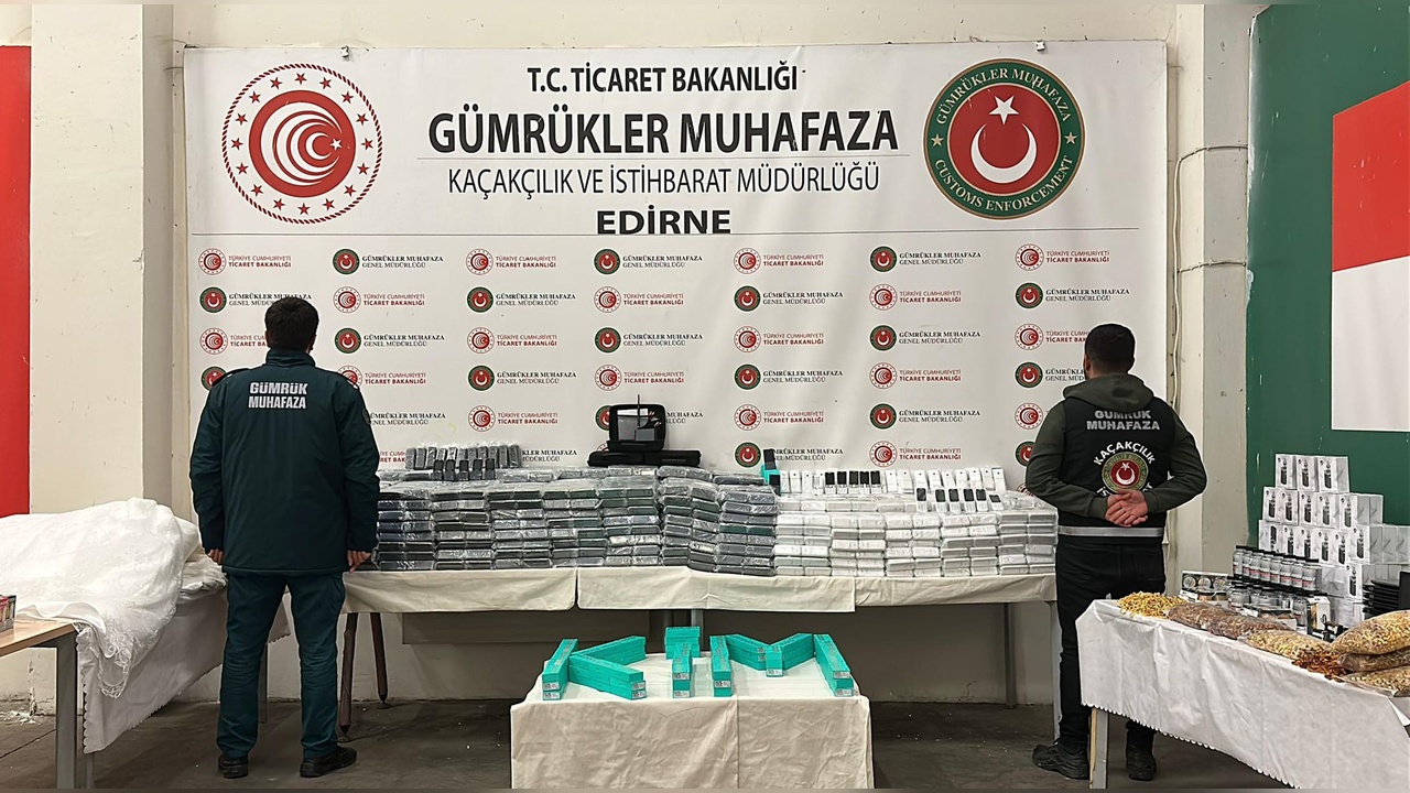 Kapıkule Sınır Kapısı'nda Kaçak Malzeme Operasyonu