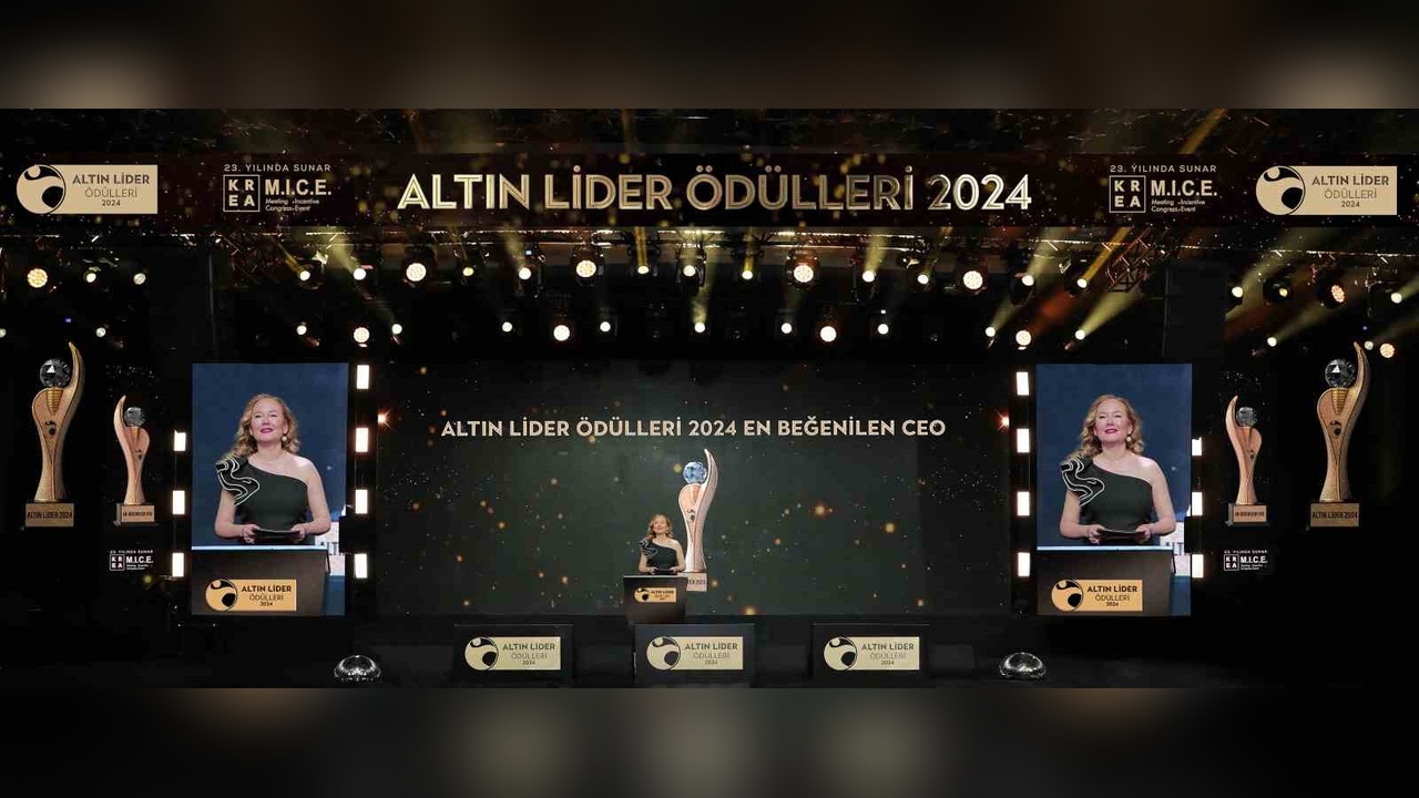Türkiye'nin En Beğenilen CEO'ları Altın Liderler Ödül Töreni'nde Taçlandırıldı