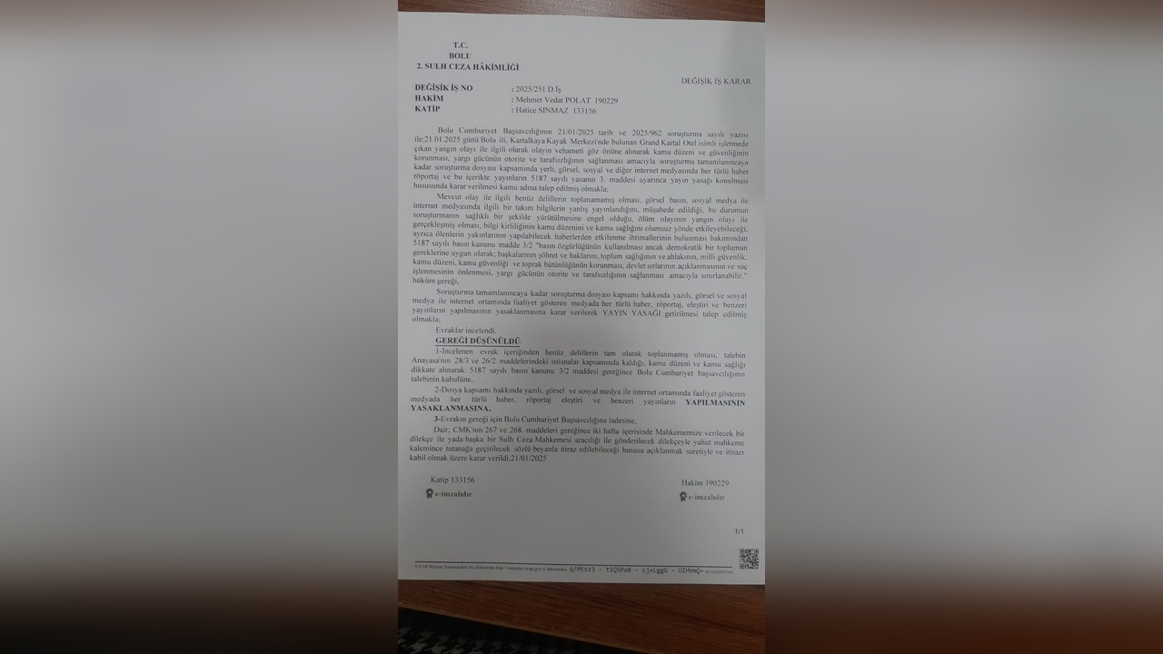 Kartalkaya Kayak Merkezi'nde Yangın Faciası: 10 Kişi Hayatını Kaybetti