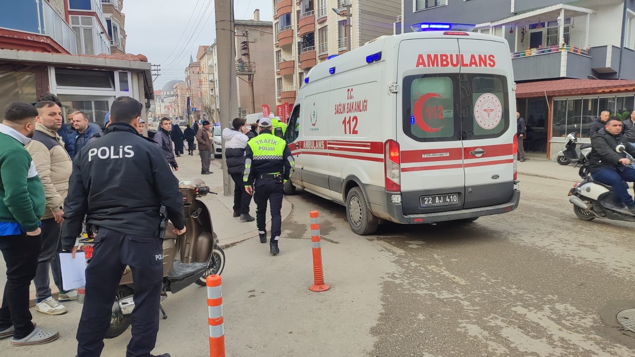 Çocuk Sürücü Motosiklet Kazasında Yaralandı