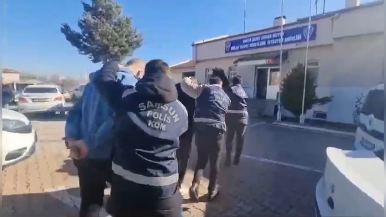 Samsun'da Hamam Çıkışında 6 Şüpheli Gözaltına Alındı