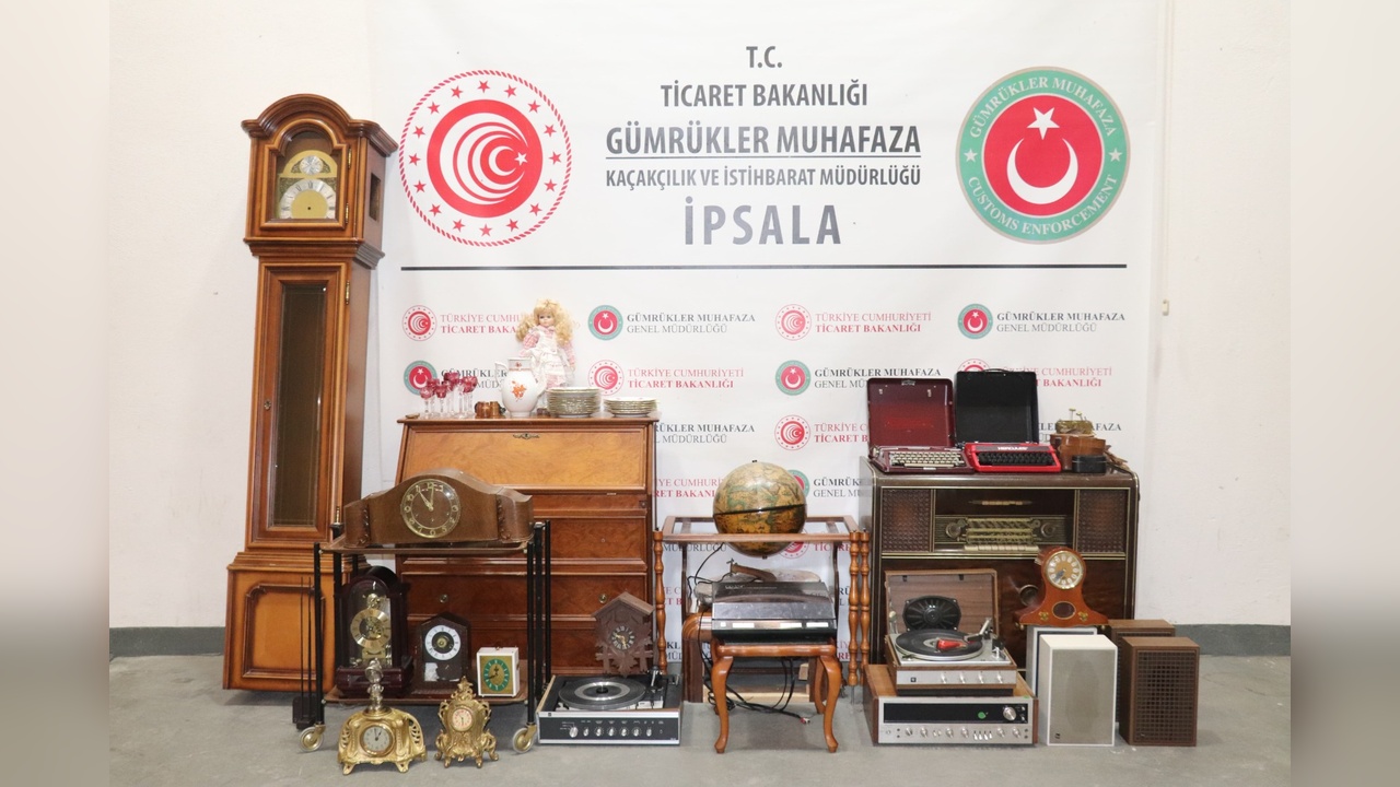 İpsala Sınır Kapısı'nda Antika Eşya Operasyonu