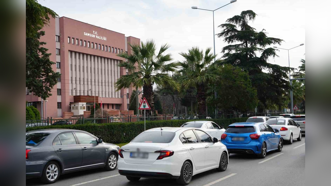 Samsun'da Motorlu Taşıt Sayısı Yarım Milyon Eşiğine Geldi