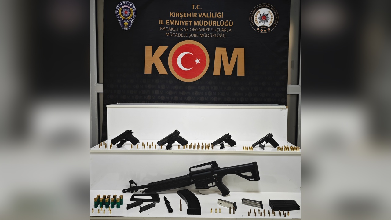 Kırşehir'de Kaçak Silah Ticaretine Operasyon: 7 Gözaltı