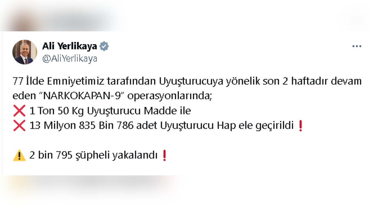 Türkiye Genelinde Uyuşturucu Operasyonu: Binlerce Gözaltı