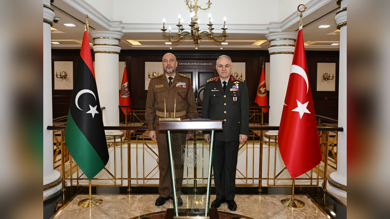 Orgeneral Gürak ve Libyalı Mevkidaşından Önemli Görüşme