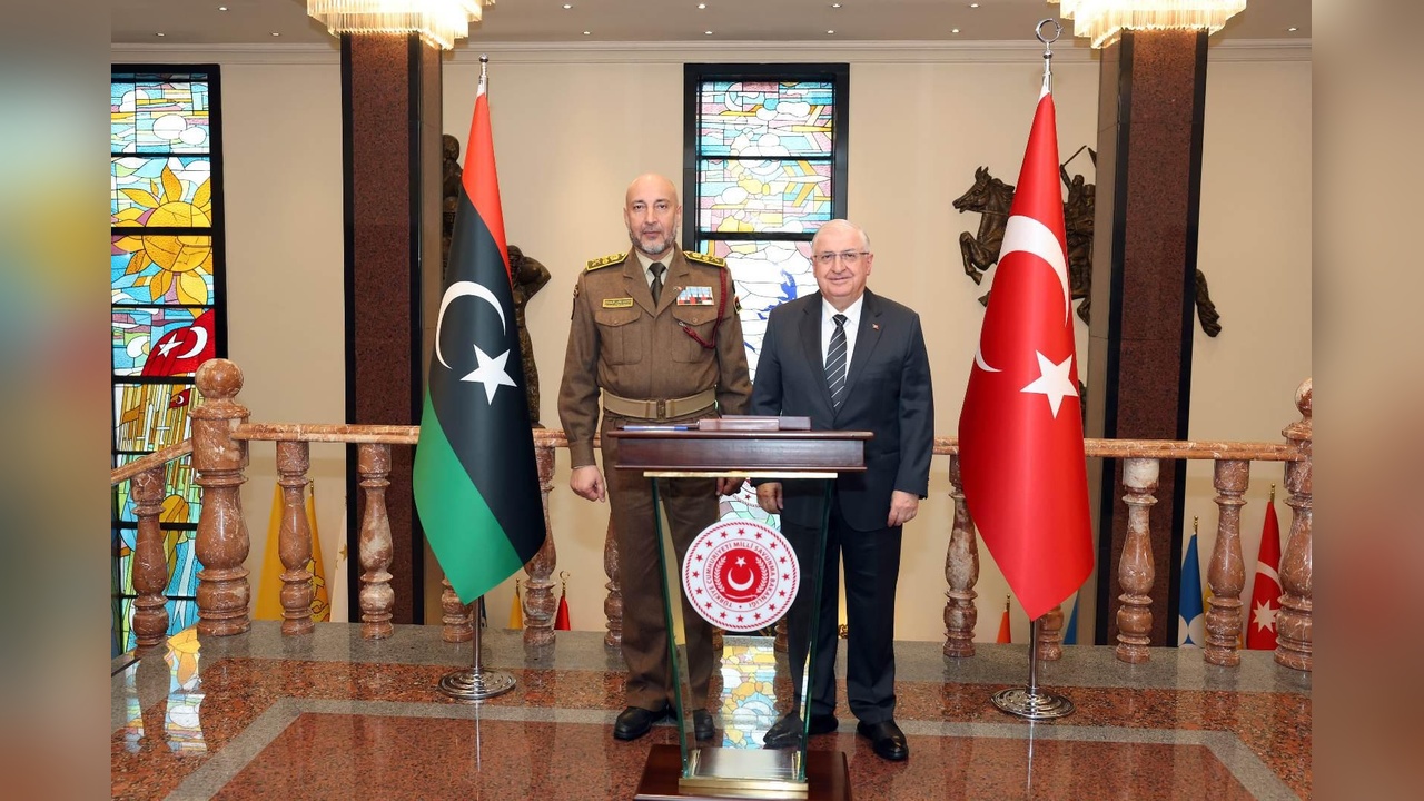 Libya Genelkurmay Başkanı Al Haddad, Bakan Güler ile Görüştü