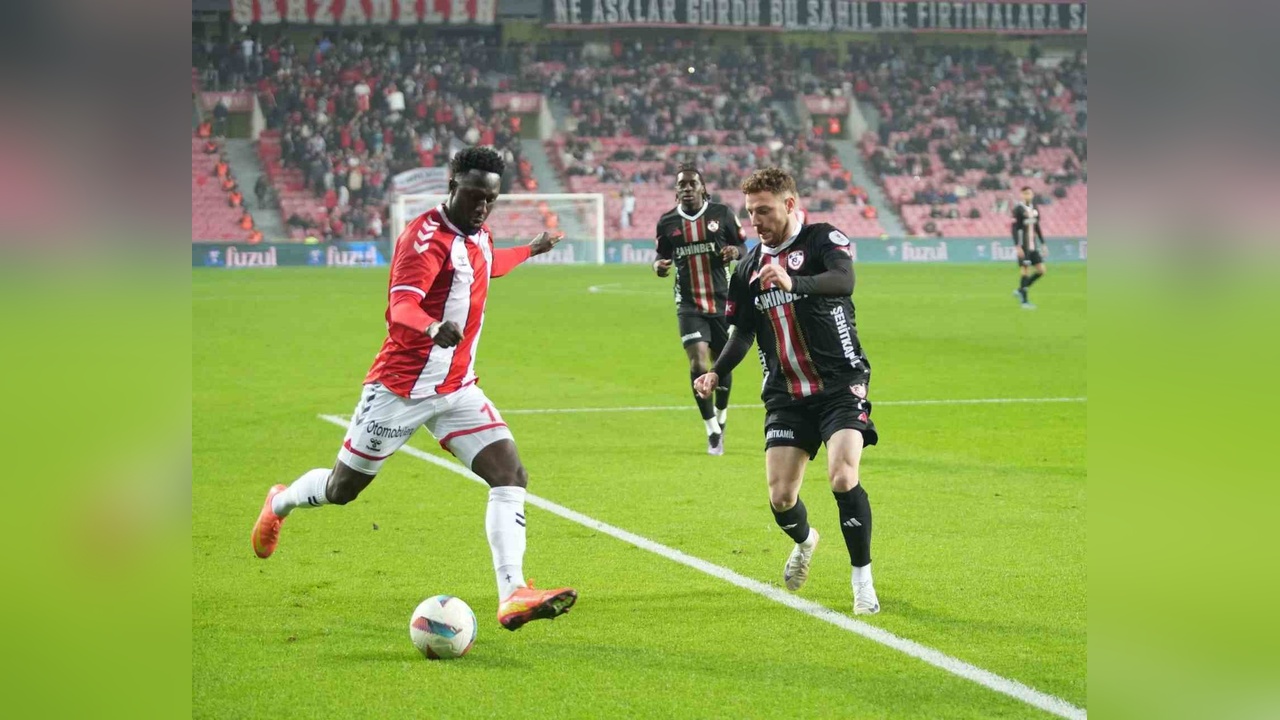 Samsunspor, Gaziantep FK'yi 2-1 Mağlup Etti