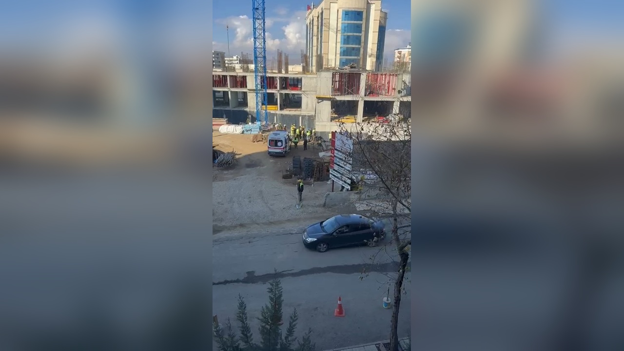 İnşaatta Korkunç Kaza: İşçi Düşerek Ağır Yaralandı