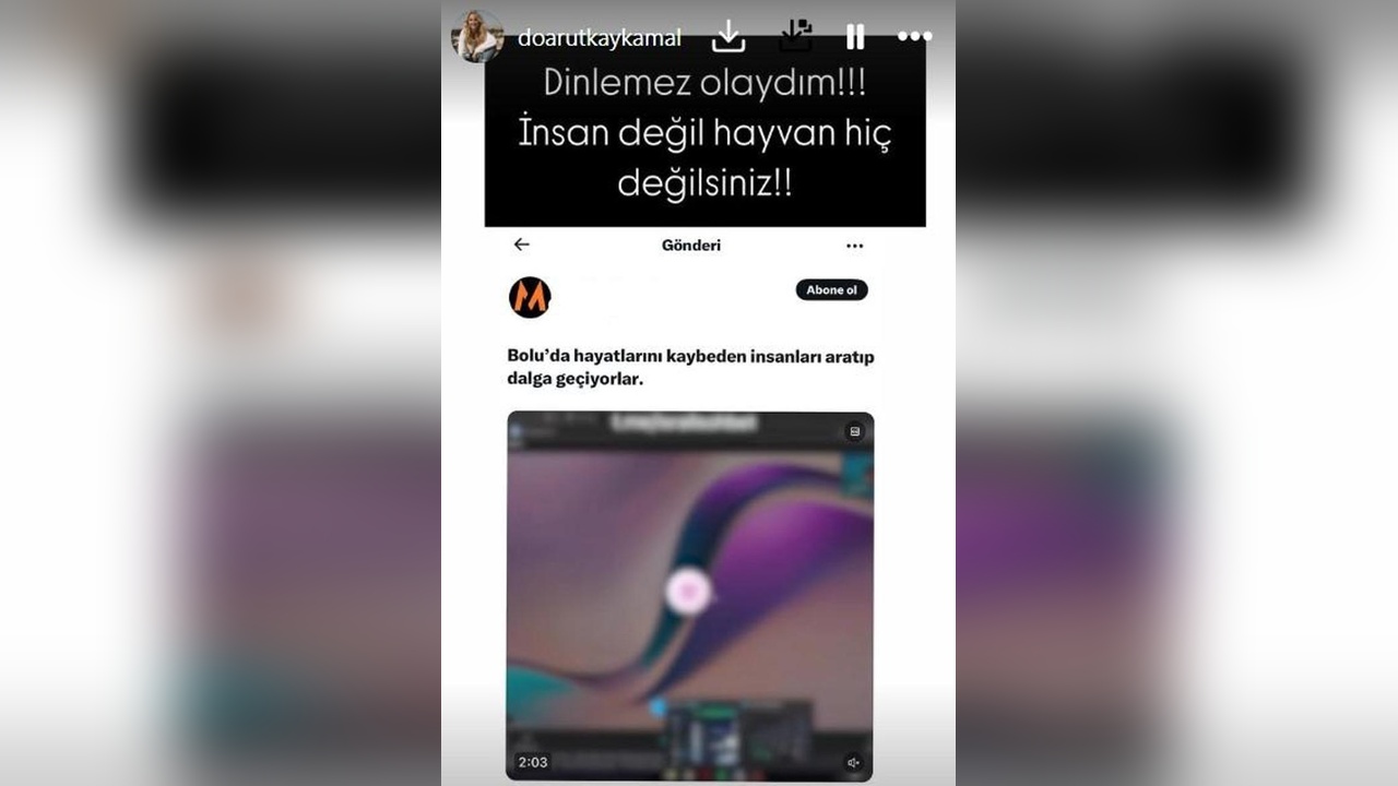 Doğa Rutkay, Yangın Kurbanlarının Ailelerine Yönelik Eleştirilere Sert Çıktı