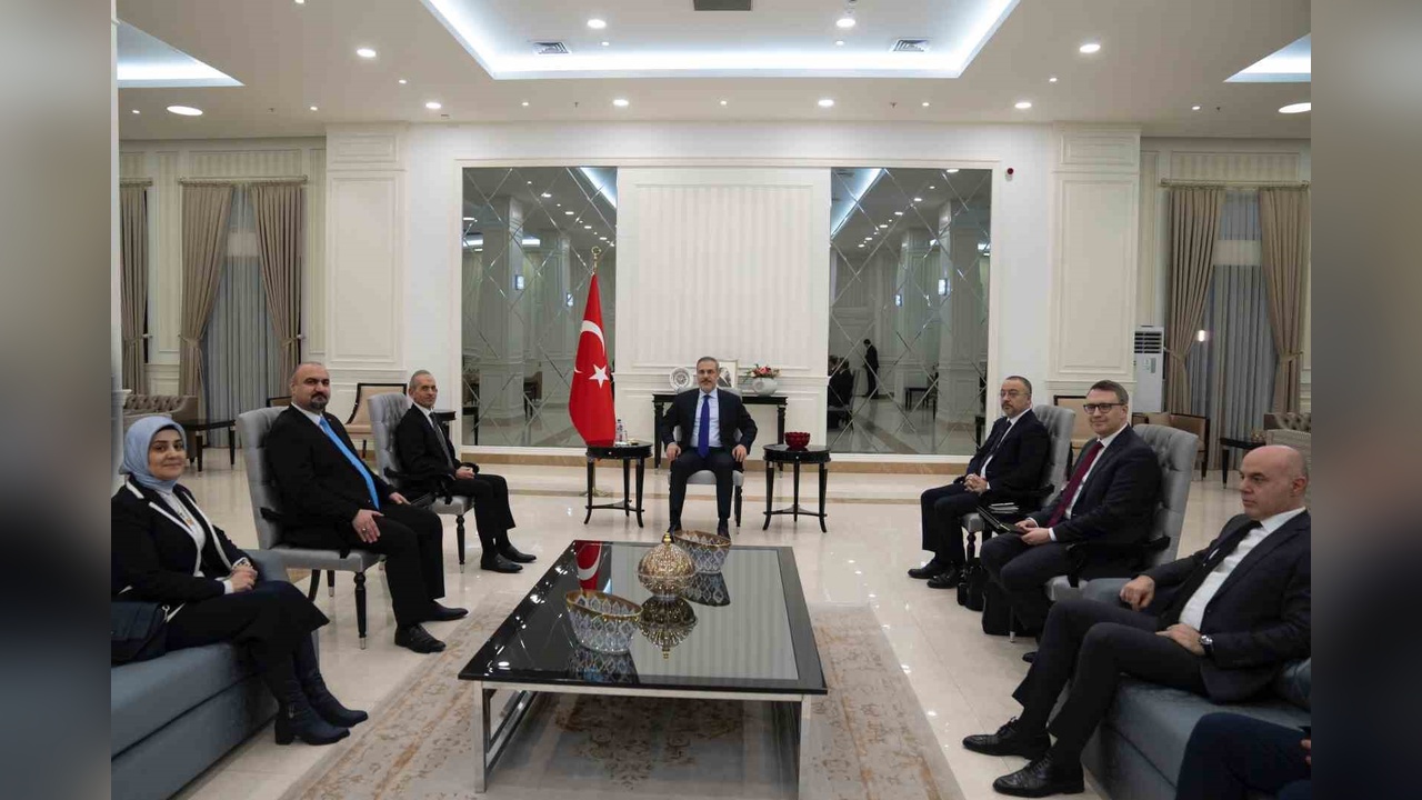 Dışişleri Bakanı Fidan, Irak Türkmen Cephesi Başkanı Turan ile Görüştü