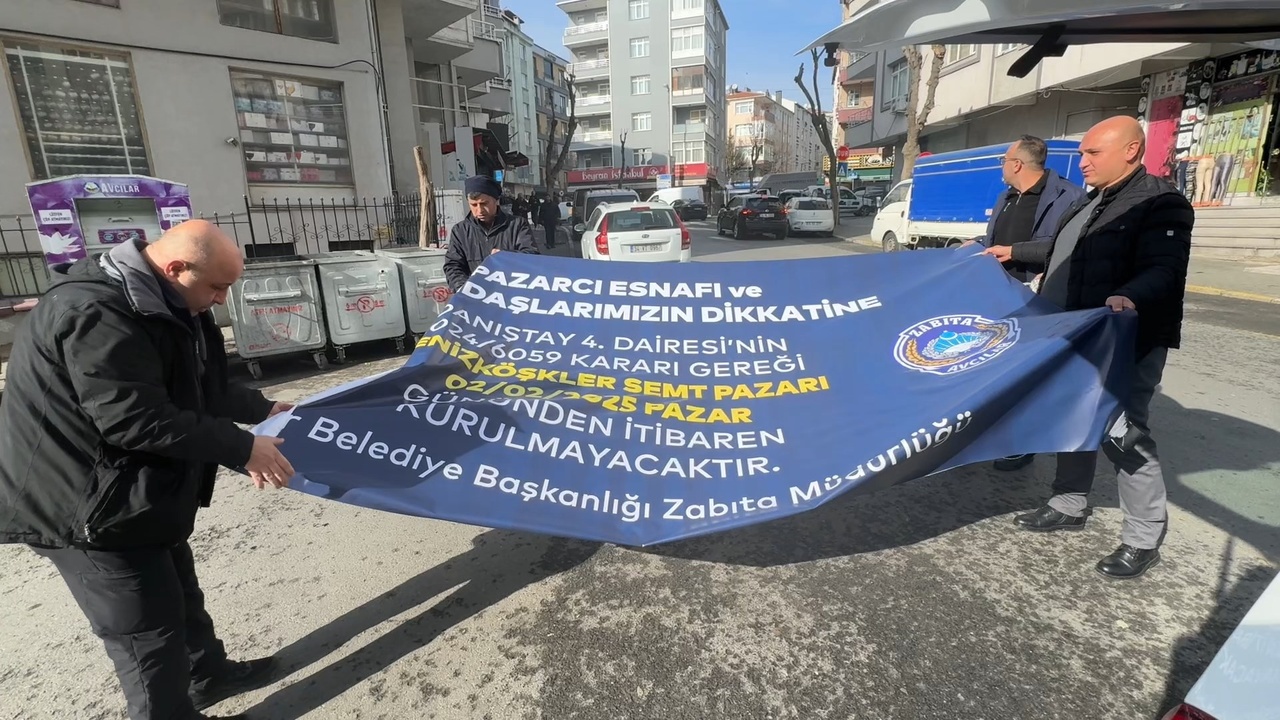 Danıştay, İstanbul Avcılar'daki Semt Pazarını Kapatma Kararı Aldı