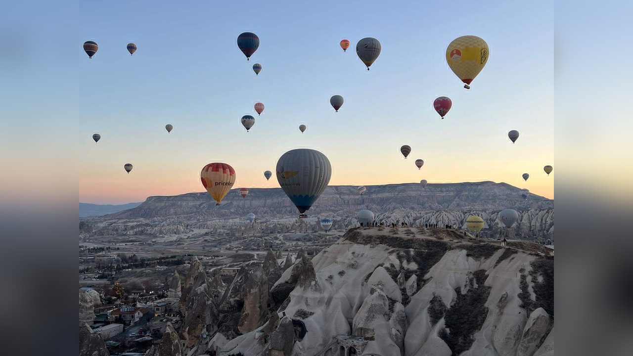 Kapadokya, 2024'te Sıcak Hava Balonlarıyla Rekor Kırdı