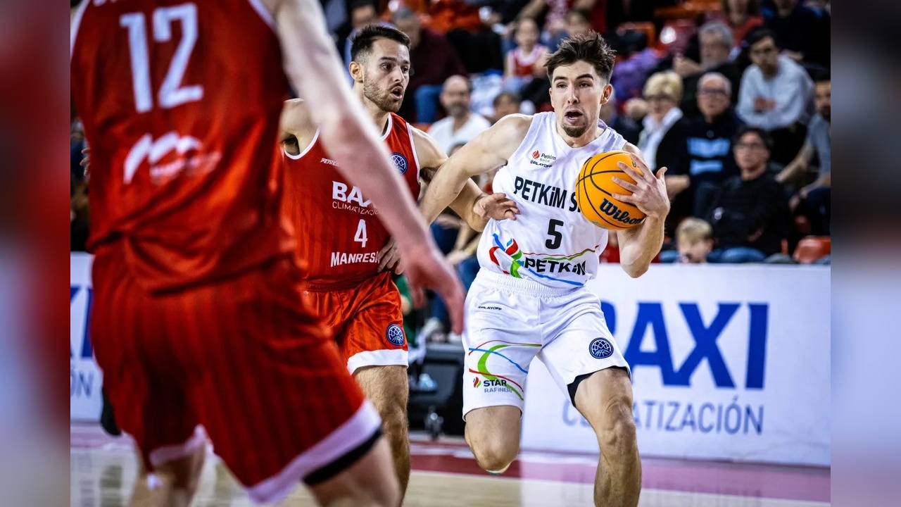 Manresa, Aliağa Petkimspor'u Mağlup Etti
