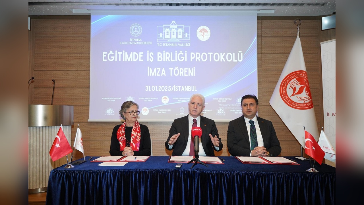 İstanbul'da Eğitimde İş Birliği Protokolü İmzalandı