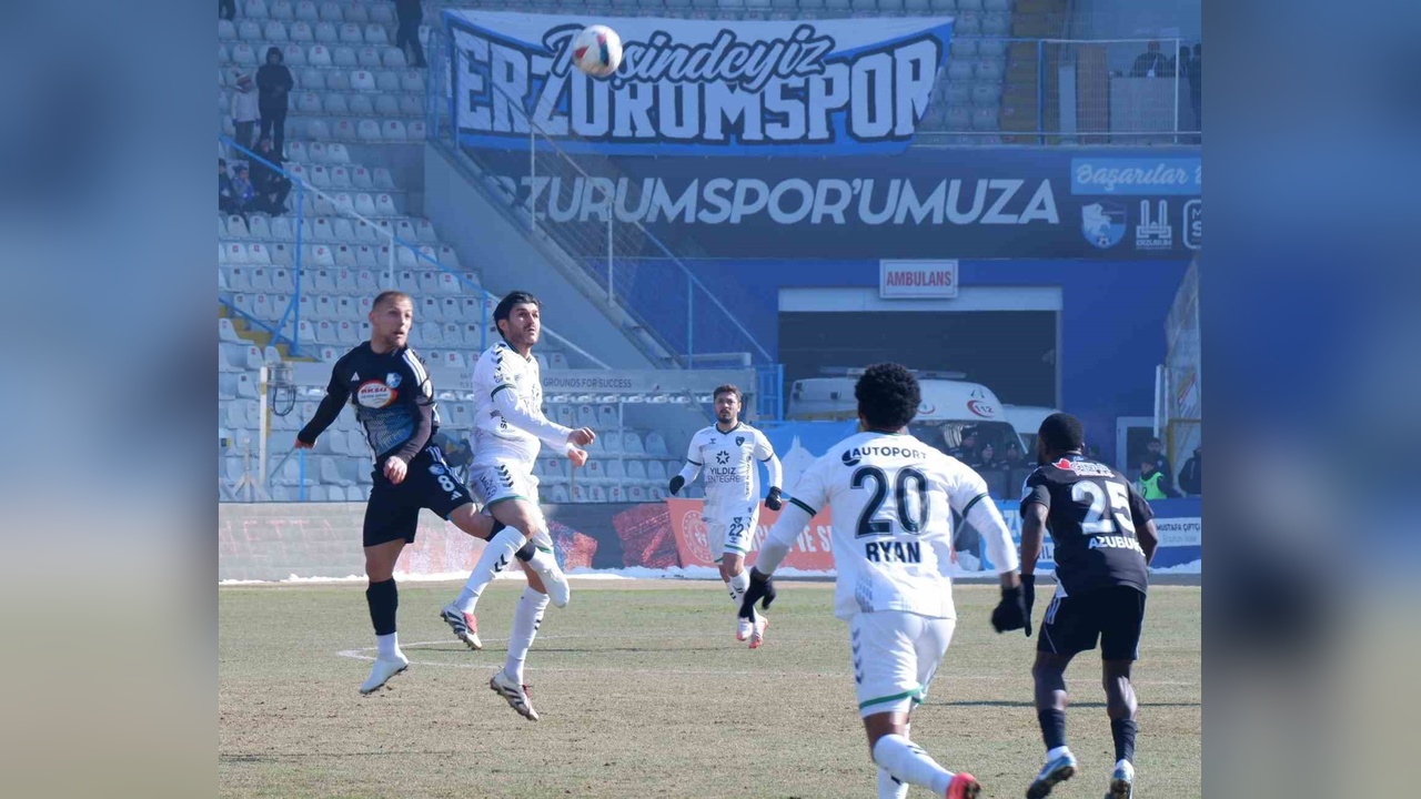 Erzurumspor ve Kocaelispor Beraberlikte Anlaştı