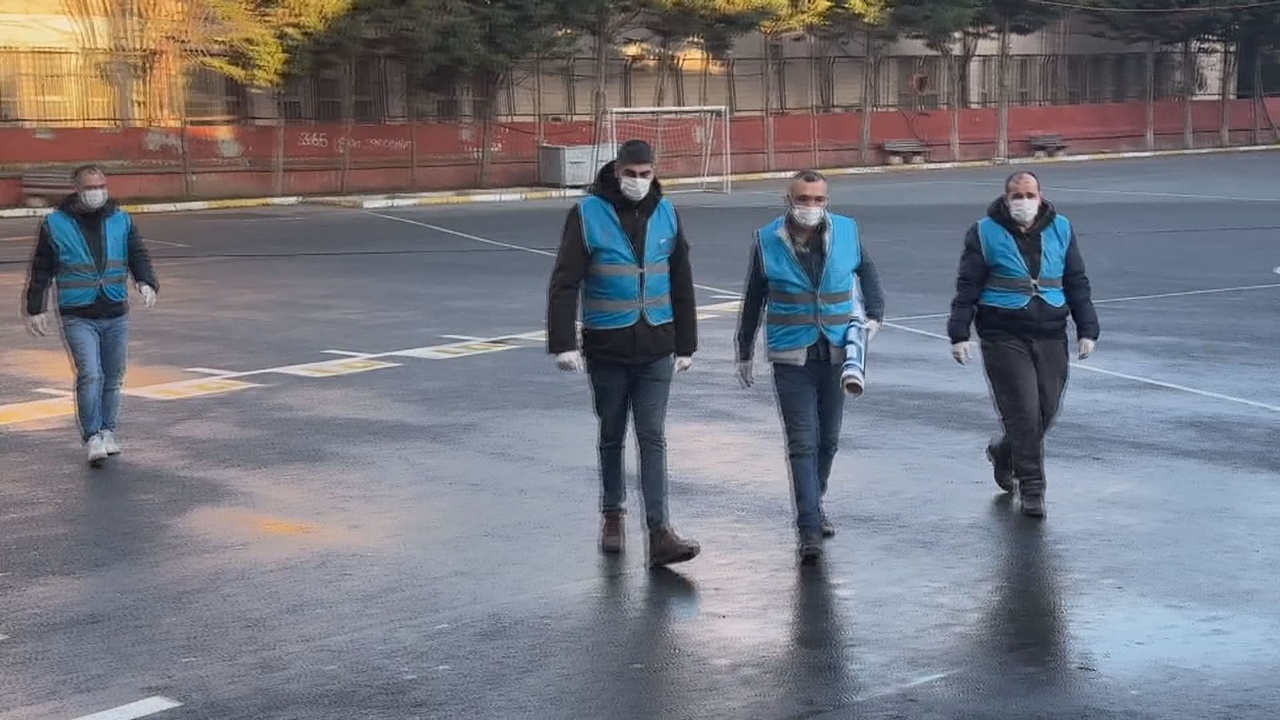 Küçükçekmece'de Denetimli Serbestlik Kapsamında Okul Temizliği Gerçekleştirildi