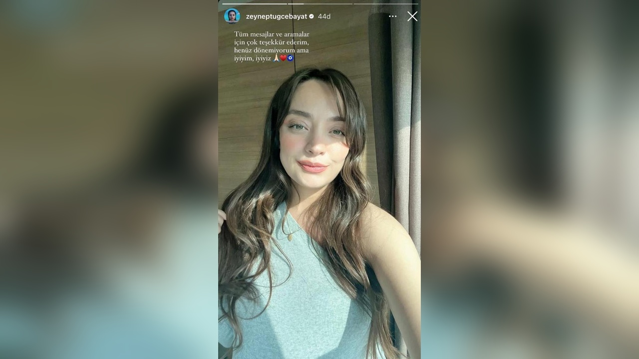 Zeynep Tuğçe Bayat, Anne Olduktan Sonra İlk Paylaşımını Yaptı