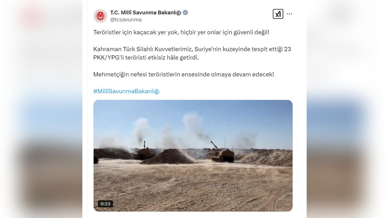 23 Terörist Etkisiz Hale Getirildi