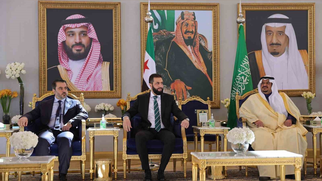 Suriye ve Suudi Arabistan Liderlerinden Önemli Görüşme