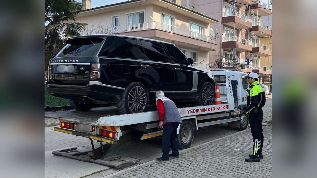 Yalova'da Çakar Lamba Takan Sürücüye Rekor Ceza