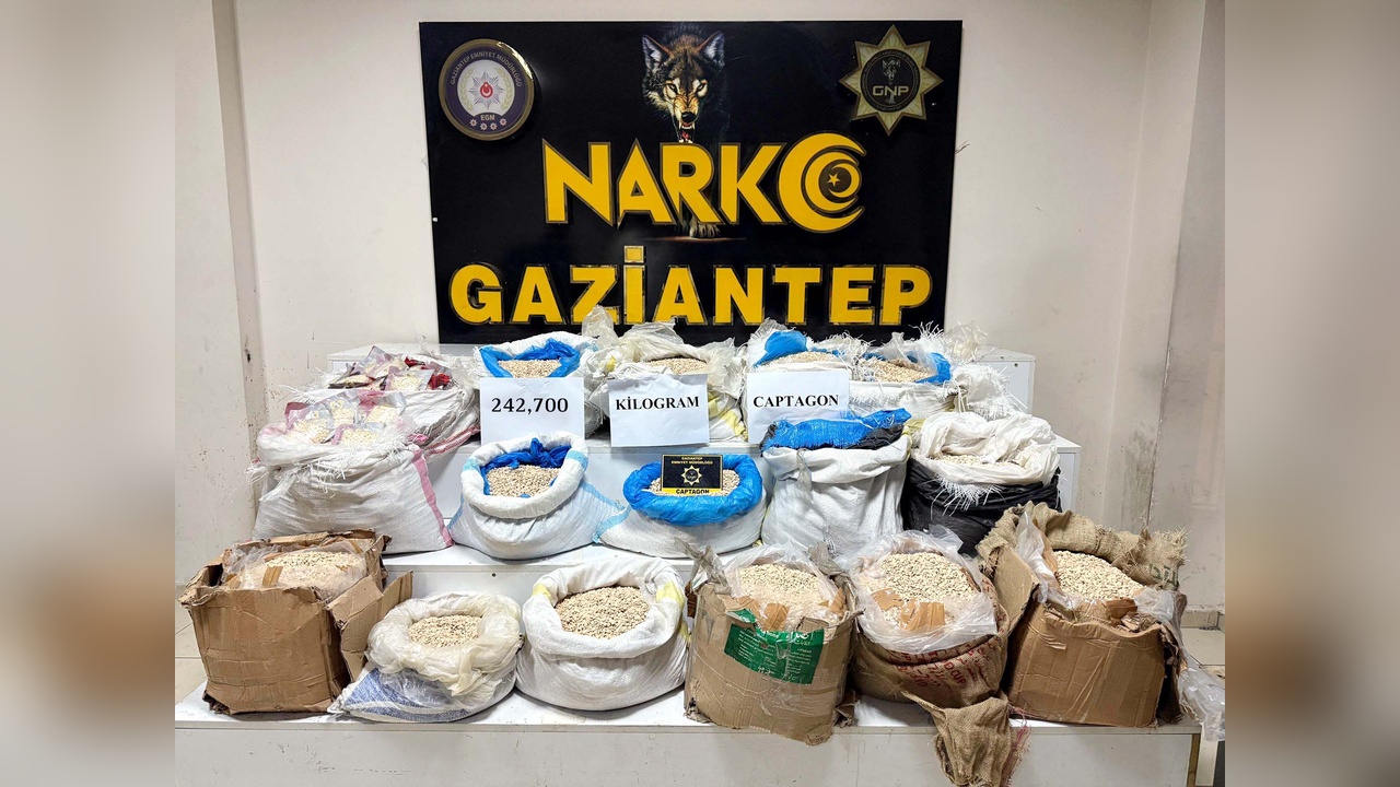 Gaziantep'te Uyuşturucu Operasyonu: 1 Milyondan Fazla Hap Ele Geçirildi